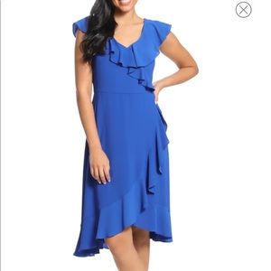 London Times Blue size 4 dress